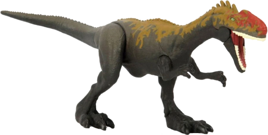 Toy photo of Camp Cretaceous Monolophosaurus