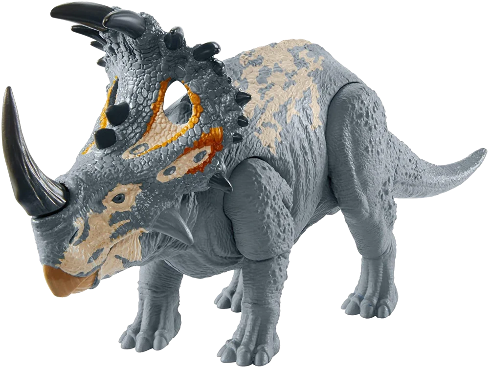 Toy photo of Camp Cretaceous Sinoceratops