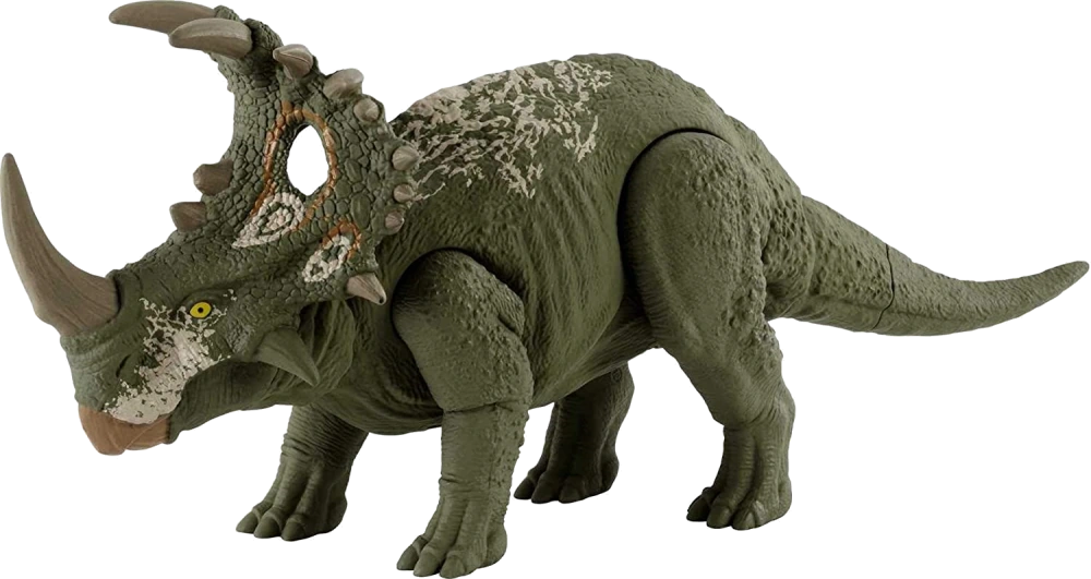 Toy photo of Camp Cretaceous Sinoceratops